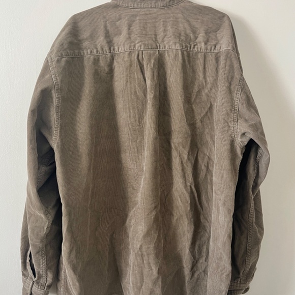 Vintage Eddie Bauer Corduroy Button Down Shirt - Picture 2 of 2
